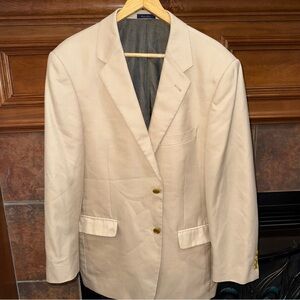 Elegant Beige Men's Blazer